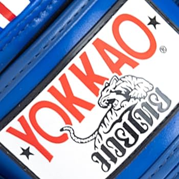 YOKKAO Muay Thai First at The Race Boxing Gloves - Blue - 14oz